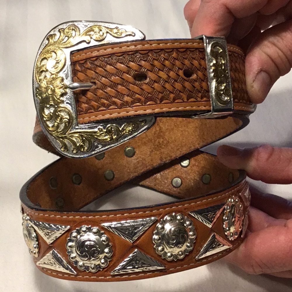Bling western belt